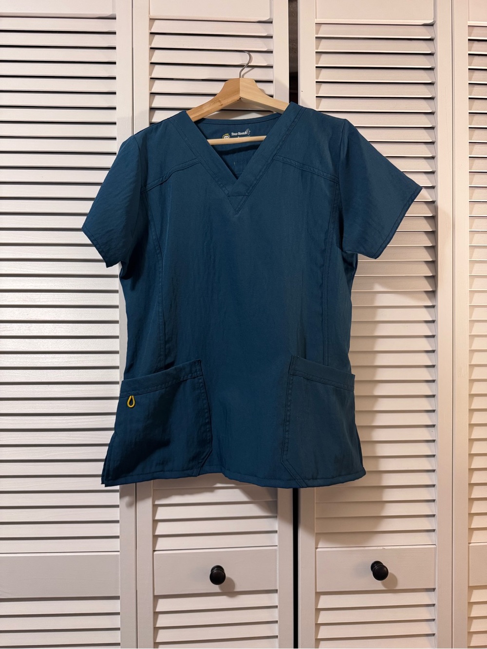WonderWink Dark Teal Scrub Top